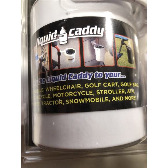 Beverage Holder Liquid Caddy With 4 Attachments Swivel Action - Picture 7 of 9